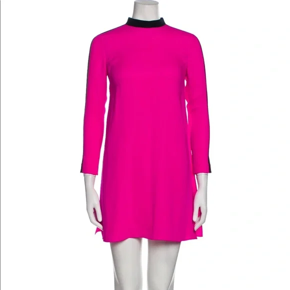 A.L.C. hot pink 100% silk mini dress XS, size 0